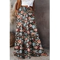 thumbnail image 2 of Women's casual high waist tie printed long maxi skirt,, 2 of 6