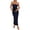 Navy, variant on Ladies Plus Size Dress Women's Summer Dress 2024 Strapless Side Slit Pretending To Be A One Shoulder Slim Fit Skirt