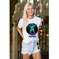 thumbnail image 3 of NASA Astronaut Dab on the Moon Funny Unisex Plus Size Graphic Tee Brisco Brands 3X, 3 of 5