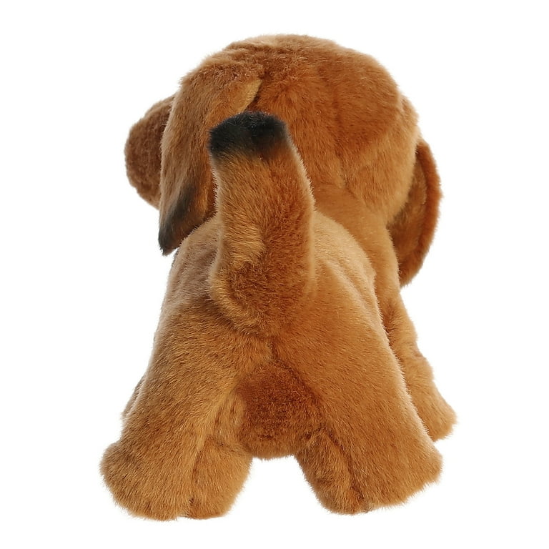 Aurora Small Brown Miyoni 8 Dachshund Realistic Stuffed Animal