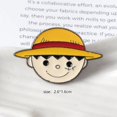 thumbnail image 1 of 5 estilos de ONE PIECE Monkey D. Broche de Luffy Chopper Nami y alfileres esmaltados, regalos de joyería de moda, insignias de solapa de dibujos animados de Anime, 1 of 4