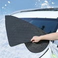 thumbnail image 5 of StSilkitty Magnetic Car Windshield Cover for All Seasons Protects Sedan from Snow,Tree Sap,Sun Damage and Frost with Night Visibility Strip and Mirror Coverage, 5 of 6
