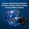thumbnail image 4 of QKZ QKZ SK7 Light Blue In-Ear Wired Headphones with Mic, 11.6mm Dynamic Driver, 3.5mm Jack, Comfortable Fit, Durable Cable, In-Line Control for Music & Calls, 4 of 7