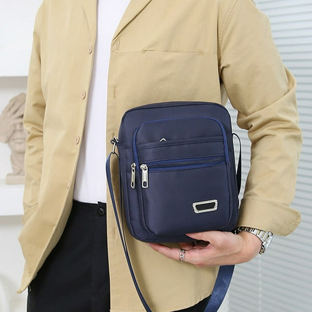 Crossbody Chest Bag for Men Women | Versatile Sling Pack, Casual Shoulder Backpack, Adjustable Strap, Multiple Compartments | Artificial Leather | Outdoor Travel, Fitness, Cycling | 23x19x6cm