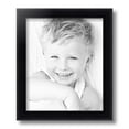 thumbnail image 2 of ArtToFrames 10" x 12" Satin Black Bull Nose Picture Frame, 10x12 inch Black Wood Poster Frame (WOM-1417), 2 of 7