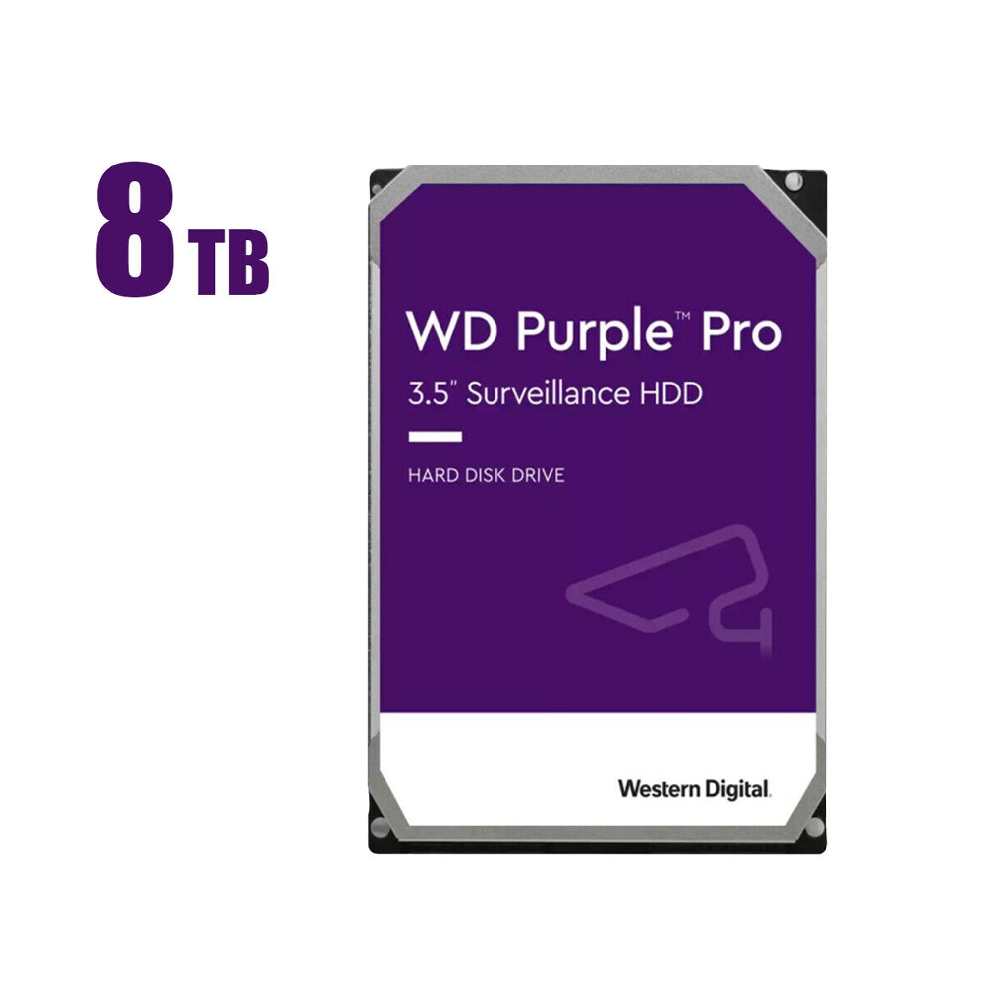 Western Digital 8TB WD Purple Surveillance Hard Drive -