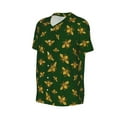 thumbnail image 6 of Fotbe Hohey Bee Baseball Jersey Shirt for Men and Women, Casual Short Sleeves Button Down T-Shirt-4X-Large, 6 of 9