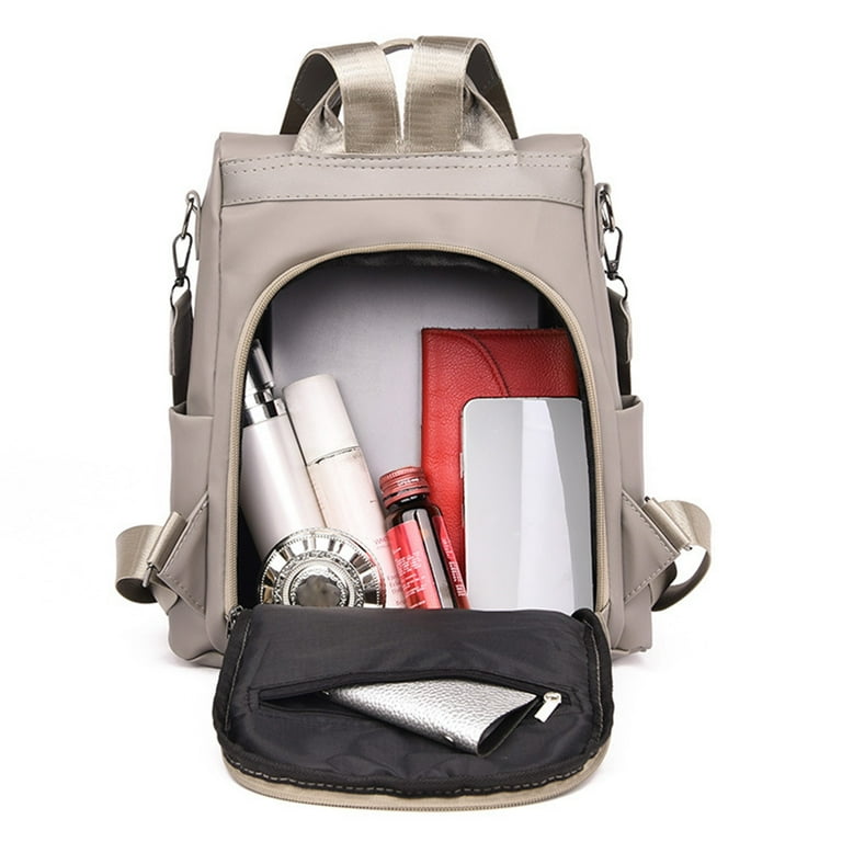 Herrnalise Women Backpack Purse Waterproof Nylon Anti-theft  display picture 2