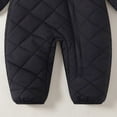 thumbnail image 5 of Faraee Unisex Toddler Quilted Padded Winter Romper Baby Bear Embroidery Hooded Ear Zip Up One Piece Jumpsuit Warm Infant Outer Snowsuit for Boys Girls Cold Season Wear, 5 of 6