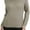 Khaki, variant on ToBeInStyle Women's Classic Knit Fold Over Turtleneck Pullover