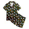 thumbnail image 5 of 6-7 Years Tween Girl Set Halloween Short Sleeve Shorts Sleep Girls Summer Pjs Girls Matching Pajama Sets, 5 of 5