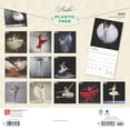 thumbnail image 2 of Ballet 2025 12 X 24 Inch Monthly Square Wall Calendar Foil Stamped Cover Plastic-Free (Wall), 2 of 9