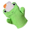 thumbnail image 3 of Exfoliating Washcloth Body Scrubber Pretty Design Massage Bath Cloth for Kids Adults Green Frog Free Size, 3 of 12