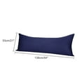 thumbnail image 6 of Unique Bargains Silky Satin Zippered Body Pillow Cover, 21" x 54", Navy, 6 of 7