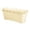 White, variant on Plastic Window Box Planter, 11.8x5.19x5.39" Rectangular Planter, Wavy Ruffled Edge Long Flower Pot, Indoor Outdoor Decorative Plant Container for Herbs Vegetables Succulents, Patio Garden Use