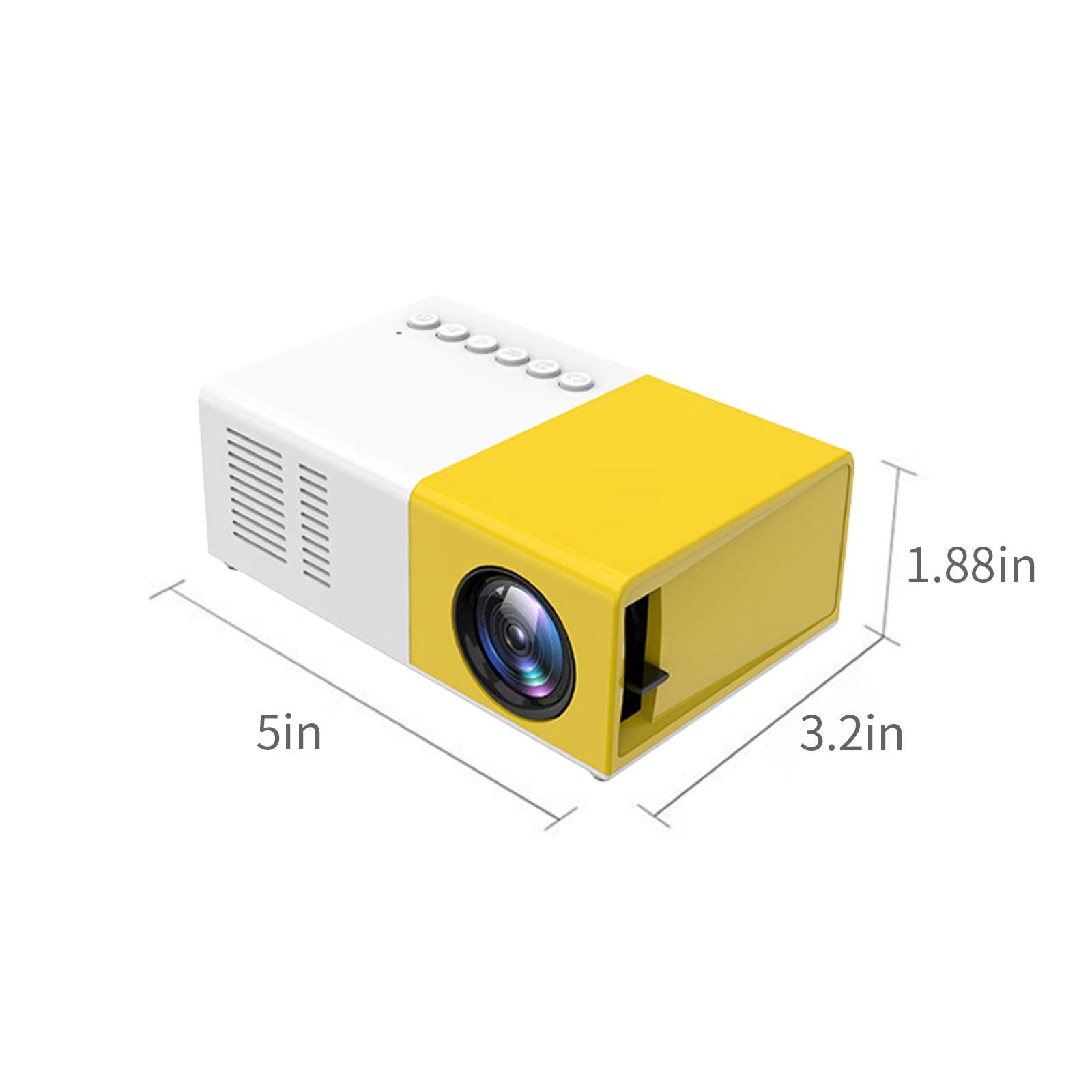AZXY Mini Projector with Wifi Bluetooth,4k Projectors,Smart Projector Tv,Cheap Wifi Projector with Speakers for Phone Outside