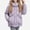 Purple, variant on Girl's Outerwear Jackets Waterproof Hooded Puffer Coat Vertical Zip Thick Warm Loose Winter Outerwear(3-10) Purple Size 3T