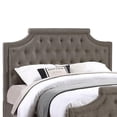 thumbnail image 2 of Benjara Gia Upholstered California King Bed-Clipped Corners-Rich Brown Polyester, 2 of 8