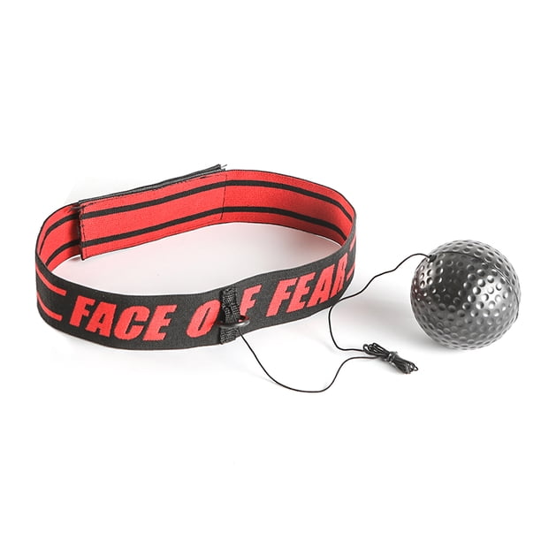 Pelota de Entrenamiento de Reacción FLhrweasw Boxeo PU negro