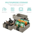 thumbnail image 6 of Best Choice Products Set of 4 16x12in Woven Water Hyacinth Pantry Baskets w/ Chalkboard Label, Chalk Marker - Gray, 6 of 7