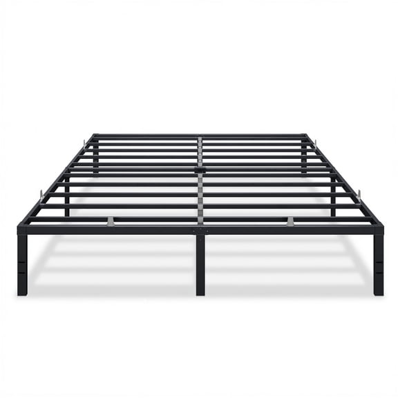 VASAGLE King Metal Bed Frame 16 Inches Tall, 1100 lb Weight Capacity, No Box Spring Needed, with Under-Bed Storage, Easy Setup, Matte Black