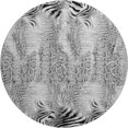 thumbnail image 2 of Addison Rugs Mayfield Premium Machine Washable Transitional Animal Gray Round Rug, 8' x 8', 2 of 5