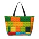 thumbnail image 2 of Disketp Colorful Building Blocks Bolsa de Playa de Gran Capacidad, Bolso Impermeable y a Prueba de Arena para Mujer, Ideal para Playa, Piscina y Natación, 2 of 7