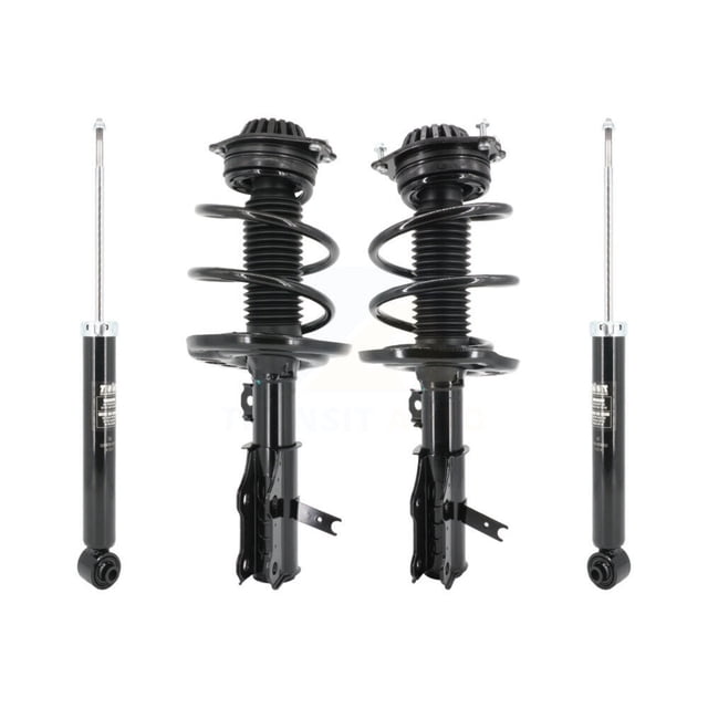 Transit Auto Front Rear Complete Suspension Shocks Strut and Coil Spring Mount Assemblies Kit for Car 2016-2023 Chevrolet Malibu - Left Right Side (Driver Passenger) K78M-100428