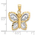 thumbnail image 3 of 14K Yellow Gold Textured Polished Finished Starfish Bead Design Charm Pendant, 3 of 4