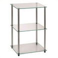 thumbnail image 1 of Convenience Concepts Designs2Go Table de Lampe Classique en Verre Transparent à 3 Niveaux, 1 of 2