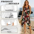 thumbnail image 6 of FUIALDOLG Womens Christmas Dress Trendy Tank Sleeveless Dresses with Pocket Christmas Theme Plaid Dresses Lady Casual Tshirt Skirt Loose Fit Cocktail Dresses,3XL, 6 of 7