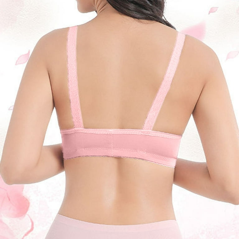 Aoochasliy Wireless Bras for Women Push Up Clearance Lace