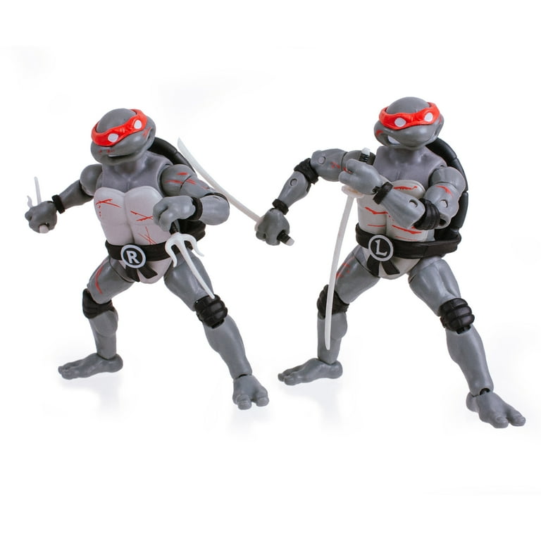 TMNT Battle Damaged Comic Line Art 4-Pack - The Loyal Subjects BST