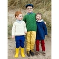 thumbnail image 3 of Aran Woollen Mills Knitted Sweater for Kids 100% Premium SuperSoft Merino Wool Pullover for Children Made in Ireland, 3 of 6