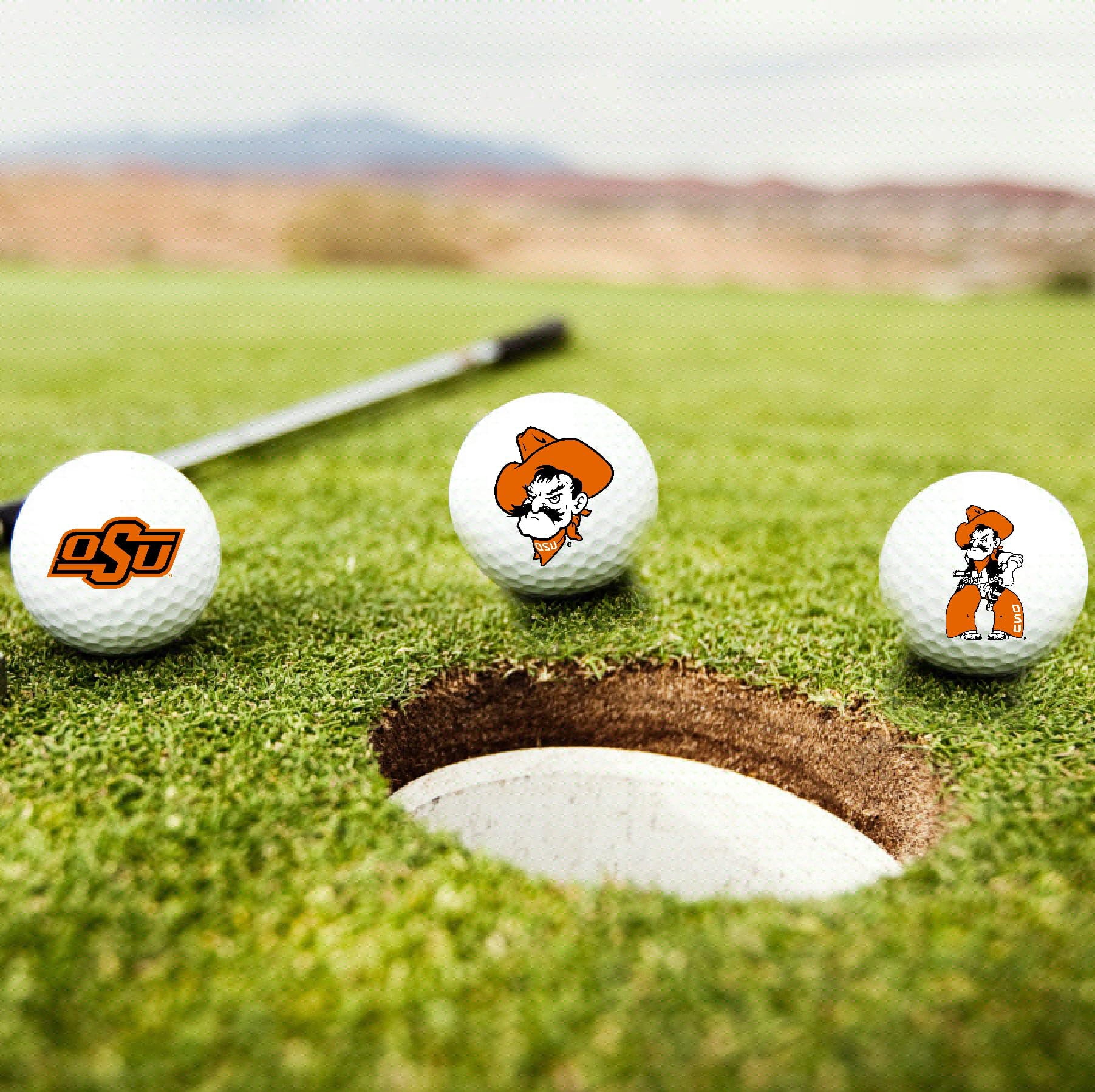 Taylormade Distance+ Golf Balls Oklahoma State Cowboys Edition 12-Pack (Dozen)