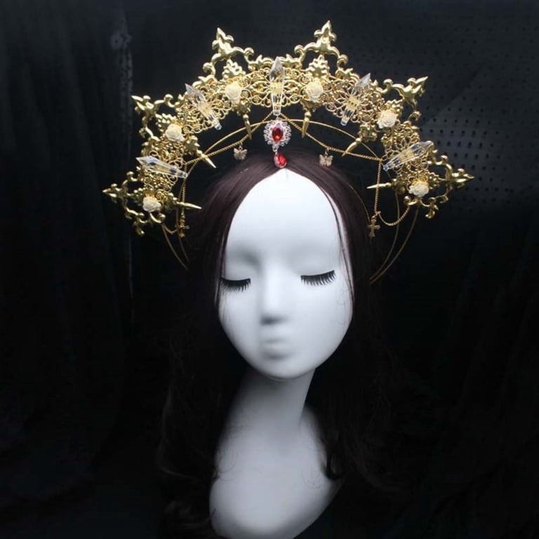 Women Girl Headdress Parts Handmade Gold Silver DIY Crown  display picture 1