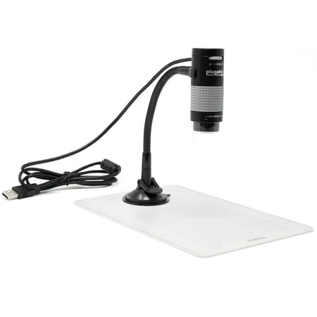 Plugable USB Digital Viewer Microscope with Flex Mount and 250x (Best Digital Microscope For Classroom)