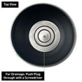 thumbnail image 4 of Southern Patio HDR-055457 Resin Whiskey Barrel Outdoor Garden Planter Pot, Gray, 4 of 9