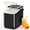 Black, variant on edx Ice Maker, Self-Cleaning Countertop Ice Maker, with Handle & Ice Scoop, 9 Bullet Cubes in 6~8 Mins, 26lbs Daily, Green