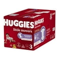 thumbnail image 3 of Huggies Little Movers Baby Diapers, Giga pack,Size 3 (16-28 lbs), 76 Count, 3 of 9