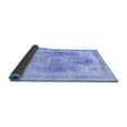 thumbnail image 2 of Ahgly Company Indoor Square Abstract Blue Contemporary Area Rugs, 6' Square, 2 of 4