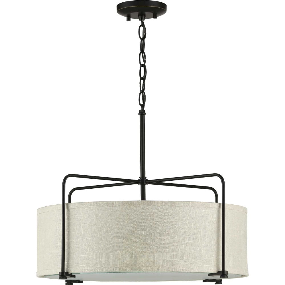 Progress Lighting - Three Light Semi Flush Convertible - Close-to-Ceiling -