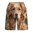 thumbnail image 4 of guisaled Mens Swim Suit Trunks Mens Swim Trunks Quick Dry Drawstring Elastic Waist Bathing Suit Swimming Board Shorts Cute Dog Printed Beach Shorts Swimwear, 4 of 5