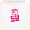 thumbnail image 3 of Inktastic Girls Rule, Boys Drool Youth Hoodie Sweatshirt, 3 of 4