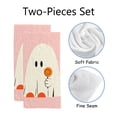 thumbnail image 2 of GZHJMY Halloween ghost with candy on a stick, Bath Shower Towels Set of 2 for Bathroom -Soft Microfiber Hand Towel Absorbent Soft Decorative Face Towel for Kids 30 x 15 inch, 2 of 6