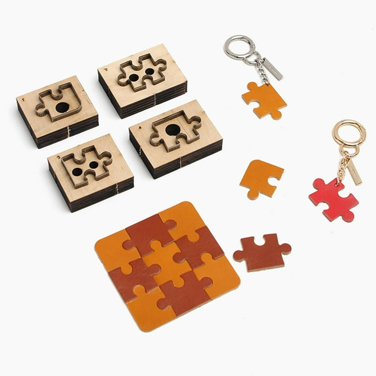 Leather Cutting Die Jigsaw Puzzle Embossing Wooden Die Cutting Leather  Cutter