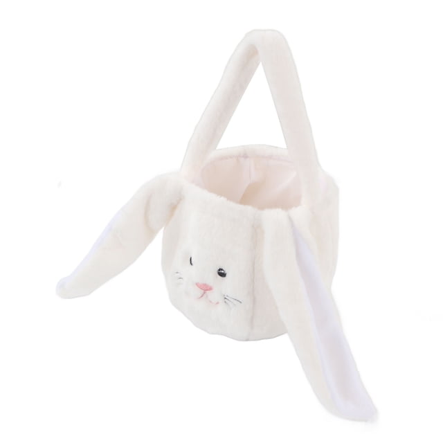 Bolsa De Pascua De Felpa, Bolsa De Caza De Pascua De Felpa Sonrisa De Gran Capacidad Para Niños Para Fiesta