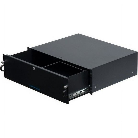 2U RACKMOUNT SLIDING DRAWER WITH LOCKING DOOR