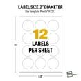 thumbnail image 7 of Avery UltraDuty GHS Labels 2" Diameter, 300 Ct, Laser Printer, 7 of 7