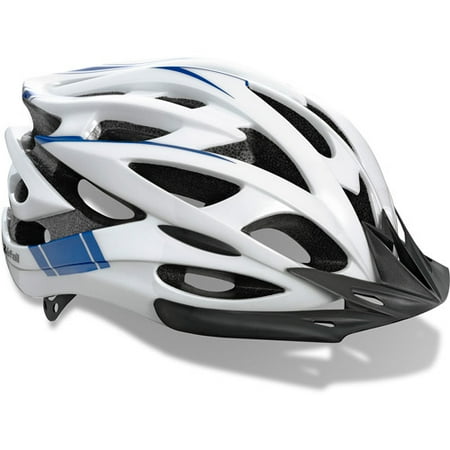 Zefal White/Blue Cycling Helmet, Adult